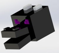 STL file Minecraft Herobrine (Easy print and Easy Assembly) 🗿・3D print  model to download・Cults