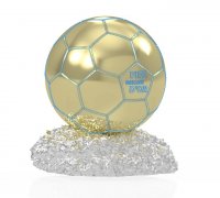 Fichier STL Trophée du ballon d'or 🏈・Plan pour impression 3D à  télécharger・Cults