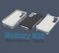STL file Samsung Galaxy S23 Ultra Case - Design 3・3D printable