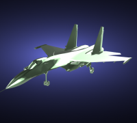 STL file Sukhoi Su-27 Flanker 🛩️・3D printer design to download
