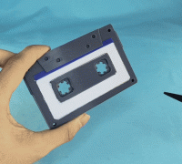Free 3D file Reel to Reel cassette tape self-made DIY 📼・3D