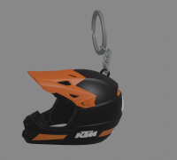 Casco Moto Llavero - Motorcycle Helmet Keychain by RACBOTS, Download free  STL model