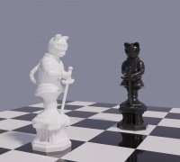 STL file Medieval chess ♟️・3D printing model to download・Cults