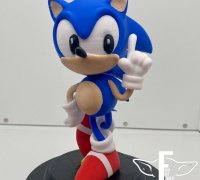 3D file Super Sonic Classic 🎮・3D printable model to download・Cults
