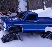 3D printable Snow tracks for Traxxas TRX4 • made with Ender 3 V2, and CR-10  S5・Cults