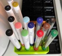 Cricut Pen/Marker Storage Inserts by codysechelski, Download free STL  model