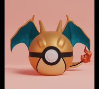 STL file Pokemon Eeveelutions Pokeball 🐉・Model to download and 3D  print・Cults