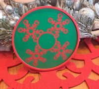STL file Christmas Coaster 1 kit 🎄・3D print design to download・Cults
