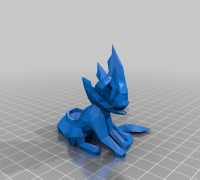 3D Printed Vaporeon Pokemon Eevee evolution by paulboni95