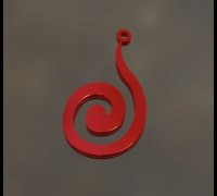 Free STL file The Emblem of the Hidden Village : Symbol of Naruto Picture  🙈・3D printable design to download・Cults