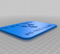 STL file Labatt Blue Bills Bar Sign・3D print model to download・Cults