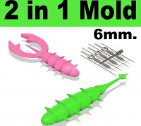 open pour worm mold 3D Models to Print - yeggi