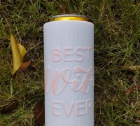 3D file 12oz Slim Can Screw on top Koozie 🥫・3D printing template to  download・Cults