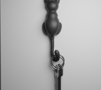 Cat key hook by a-arruti, Download free STL model