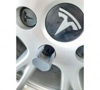 Tesla Lug Nut Caps by JoelG, Download free STL model
