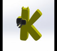 Free STL file Alphabet lore B・3D printable model to download・Cults