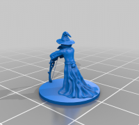 STL file Female Fantasy Mage Miniature ♀️・3D printer design to  download・Cults