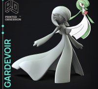 STL file MEGA GARDEVOIR - FAN ART - POKEMON FIGURINE - 3D PRINT