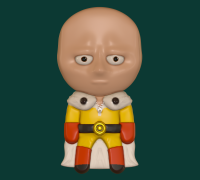 STL file KING Bust - One Punch Man FanArt・3D printing template to  download・Cults