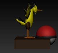 STL file POKEMON Zapdos Galar・3D printing model to download・Cults