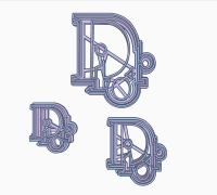 Dior Logo 3D model
