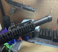STL file Airsoft silencer for MK23 🔫・3D printer design to download・Cults