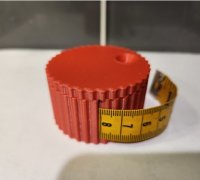 Soft Tape Measure Spool Remix - Parametric by codysechelski