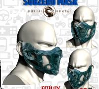 OBJ file Subzero Mortal Kombat Mortal Kombat fatality collectable