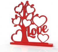 ▷ heart tree topper 3d models 【 STLFinder 】