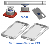 STL file Samsung Galaxy s23 ultra case set (3in1) ➕・3D printer design to  download・Cults