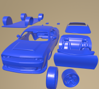 STL file RC 1/10 Dodge Challenger 🚗・3D printable model to