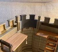 playmobil castle wall