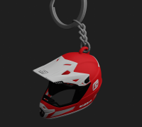 Pilot Helmet Keychain