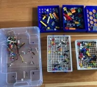 Free STL file Stacking Tray for Lego pieces 🏠・Model to download