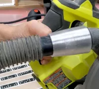 3D Printed Adapter for the Worx Leaf Pro Collection System, Ryobi Leaf  Vacuum and Mulcher