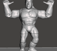 OBJ file wwf wwe aew ecw wcw retro・3D printer design to download・Cults