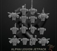 3D Printable Jetpacks 2 by GreyTide Studio