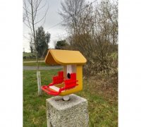 Free 3D file Bird Buddy perch and fences, merged 🐦・Template to download  and 3D print・Cults