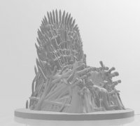 STL file Game Of Thrones Logo 👾・Model to download and 3D print
