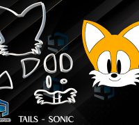 STL file Tails Sonic tails design 🧸・3D printer design to download・Cults