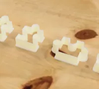 Cookie/Bread Puzzle cutter 3D Printing Model - Threeding