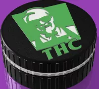 3D Printed custom Toothless Herb Grinder 1.0 from $25.00