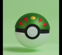 Free STL file Pokeball 🐉・3D printable object to download・Cults