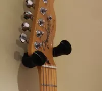 Archivo STL Guitar hand hanger wall - Soporte para guitarra pared 🎸・Design  para impresora 3D para descargar・Cults