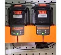 Free 3D file Black + Decker 40V battery charger wall mount 🔋・3D