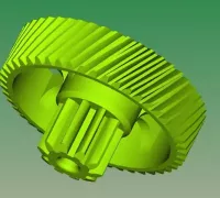 STL-Datei Getriebe-Drosselklappe 46062 👽・Modell für 3D-Drucker