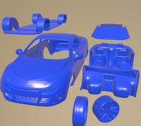 STL file NEW LOGO Renault - Megane 3 rear 🆕・3D printing model to
