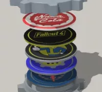 Nuka Cola Coaster von KillingThunder, Kostenloses STL-Modell herunterladen