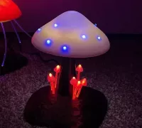 Mushroom Lamp by wuguigui, Download free STL model