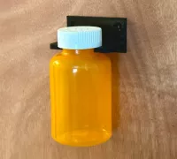 STL file Medicine Cabinet Prescription bottle organizer 💊・3D